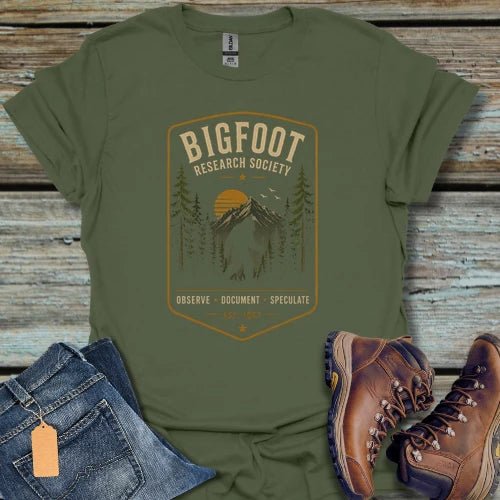 Bigfoot Research Society T‑Shirt - Beastly Banter