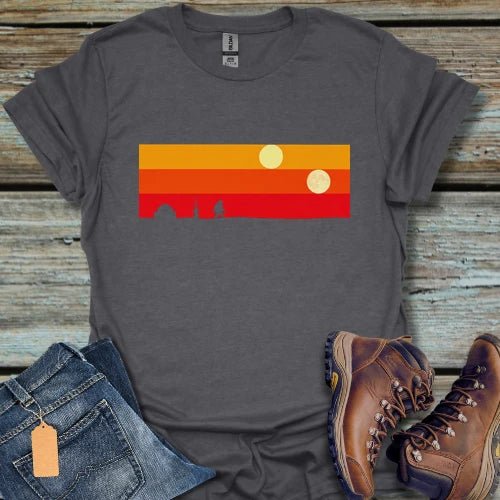Bigfoot Sun and Moon T-Shirt - Beastly Banter