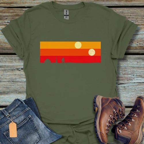 Bigfoot Sun and Moon T-Shirt - Beastly Banter