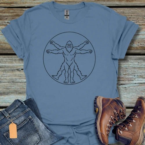 Bigfoot Vitruvian T-Shirt - Beastly Banter