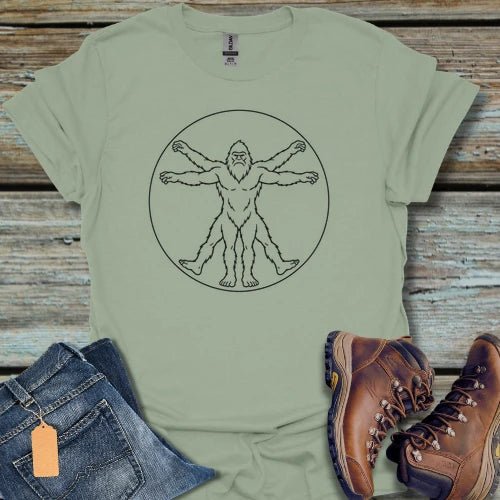 Bigfoot Vitruvian T-Shirt - Beastly Banter