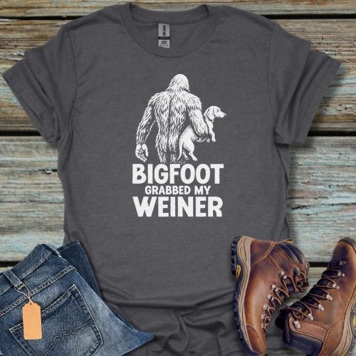 Bigfoot Weiner Dog T-Shirt - Beastly Banter