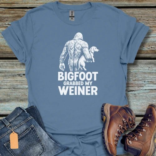Bigfoot Weiner Dog T-Shirt - Beastly Banter