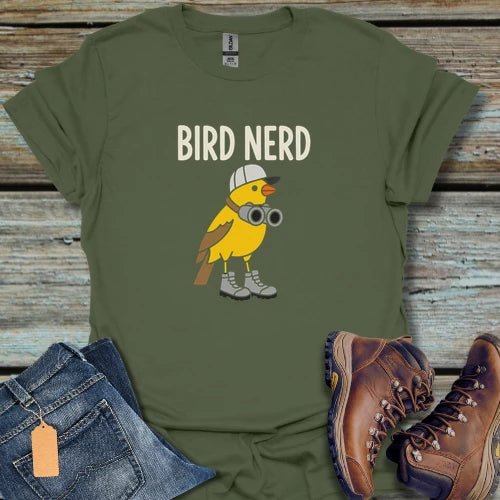 Bird Nerd T‑Shirt - Beastly Banter