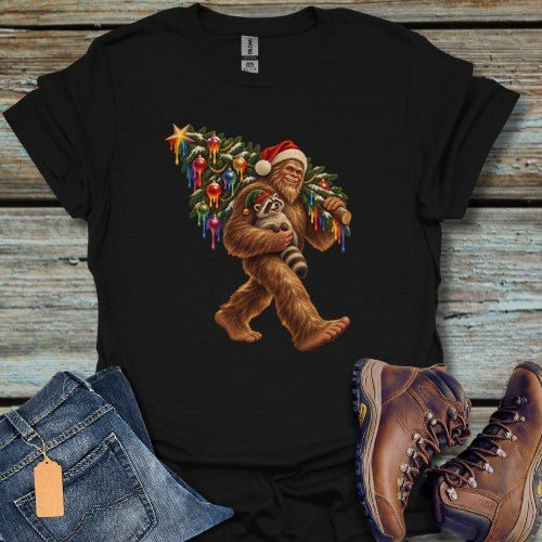 Bigfoot Christmas T-Shirt - Beastly Banter