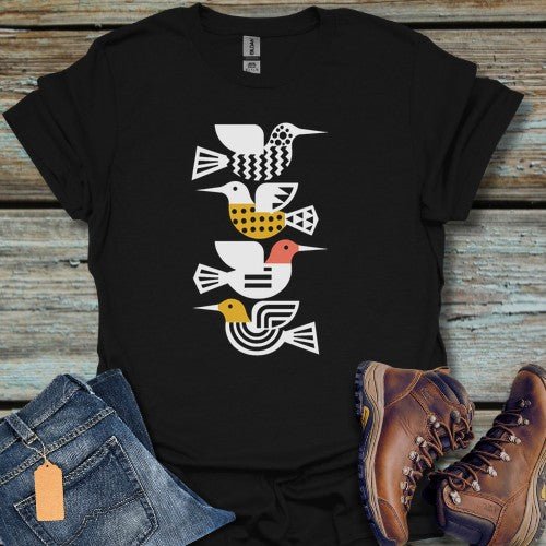 Stacked Birds T-Shirt - Beastly Banter