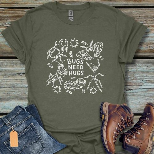 Bugs Need Hugs T-Shirt - Beastly Banter