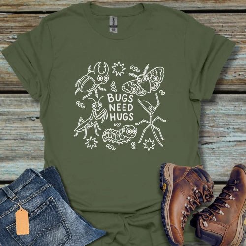 Bugs Need Hugs T-Shirt - Beastly Banter