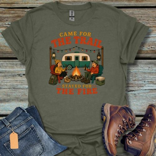 Came for the Trail Camping T-Shirt - Beastly Banter