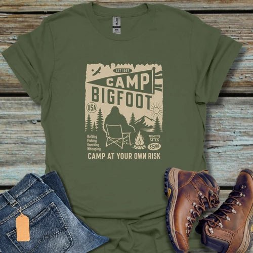 Camp Bigfoot T-Shirt - Beastly Banter