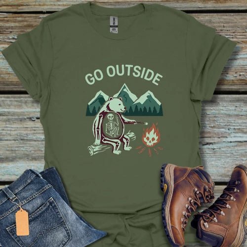 Camping Bear T-Shirt - Beastly Banter