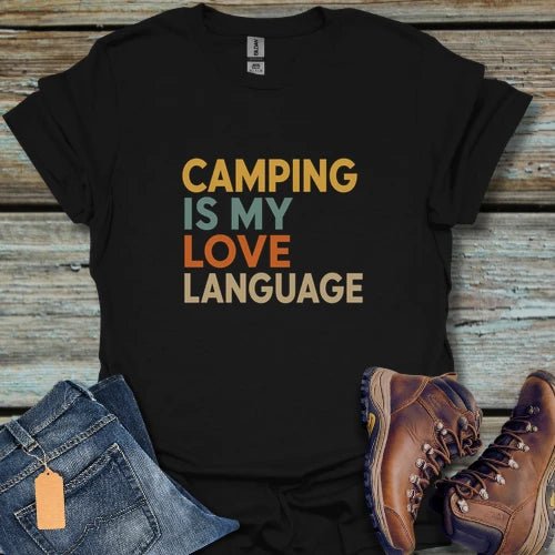 Camping Love Language T-Shirt - Beastly Banter