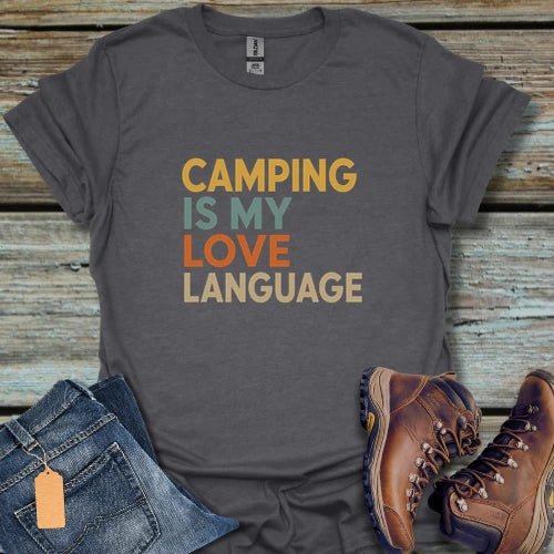 Camping Love Language T-Shirt - Beastly Banter