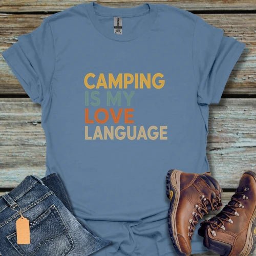 Camping Love Language T-Shirt - Beastly Banter