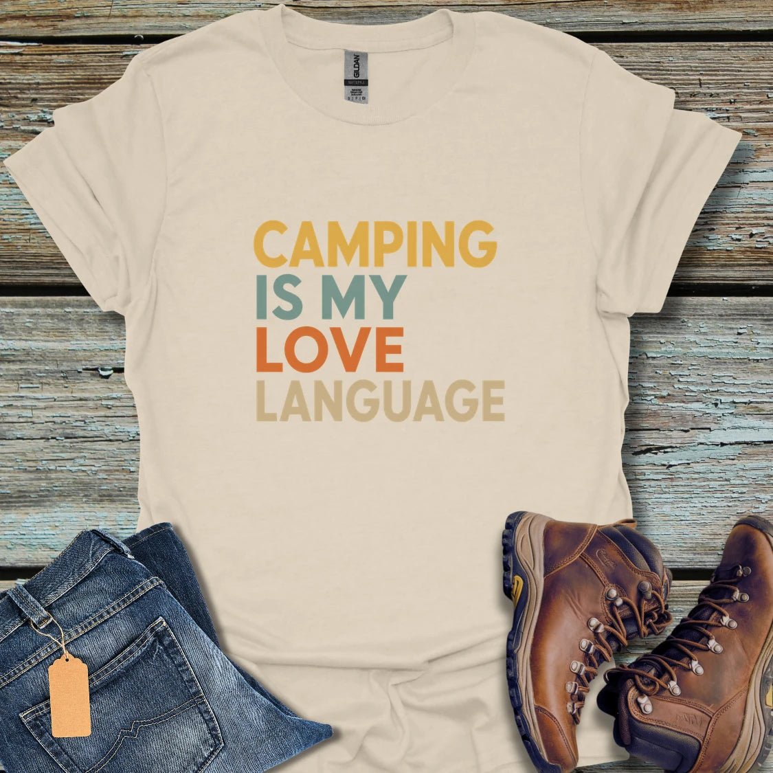 Camping Love Language T-Shirt - Beastly Banter