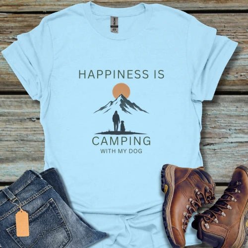 Camping With My Dog T-Shirt - Beastly Banter