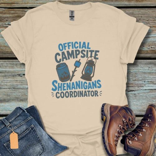 Campsite Shenanigans Coordinator T-Shirt - Beastly Banter