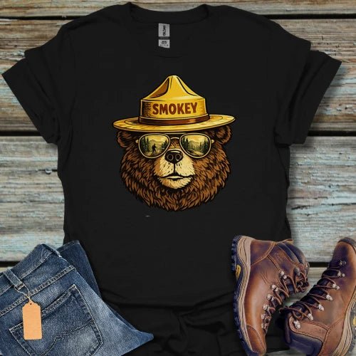 Cool Smokey Bear T-Shirt - Beastly Banter