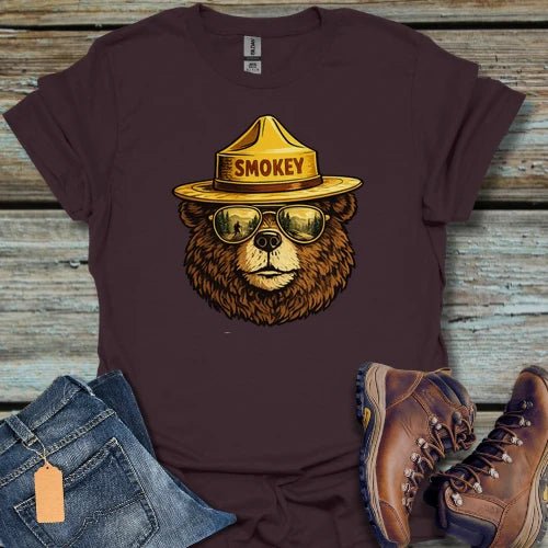 Cool Smokey Bear T-Shirt - Beastly Banter