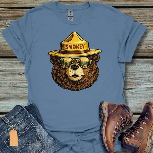 Cool Smokey Bear T-Shirt - Beastly Banter