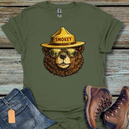 Cool Smokey Bear T-Shirt - Beastly Banter
