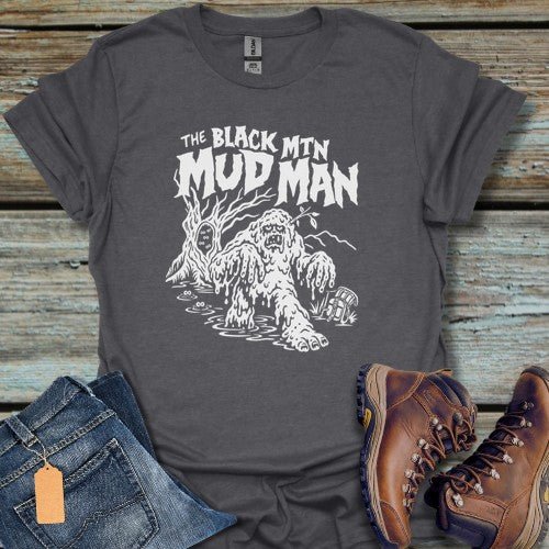 Black Mud Man T-Shirt - Beastly Banter
