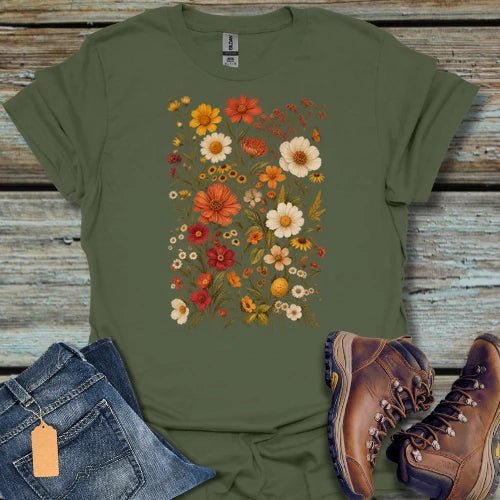Fall Wildflower T-Shirt - Beastly Banter