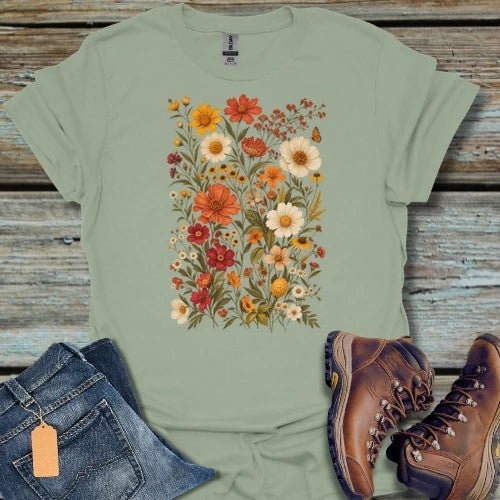 Fall Wildflower T-Shirt - Beastly Banter