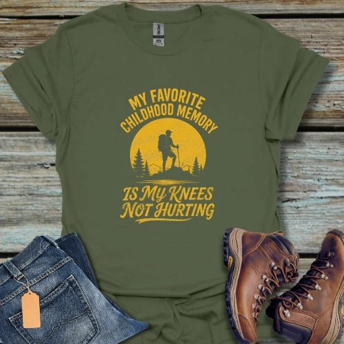Favorite Childhood Memory Hiking T‑Shirt - Beastly Banter