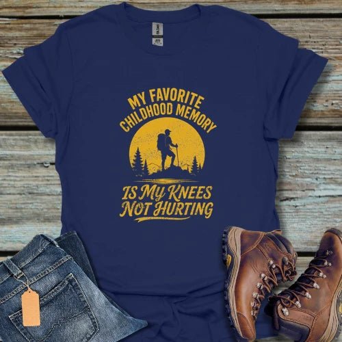 Favorite Childhood Memory Hiking T‑Shirt - Beastly Banter