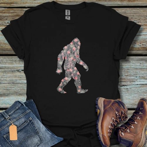 Floral Bigfoot T-Shirt - Beastly Banter