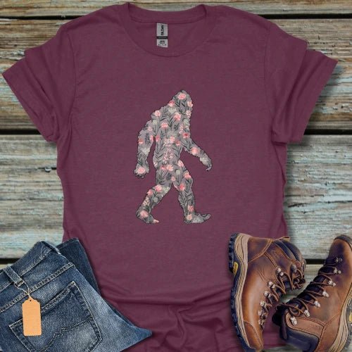 Floral Bigfoot T-Shirt - Beastly Banter