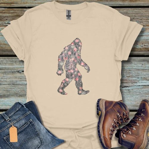 Floral Bigfoot T-Shirt - Beastly Banter
