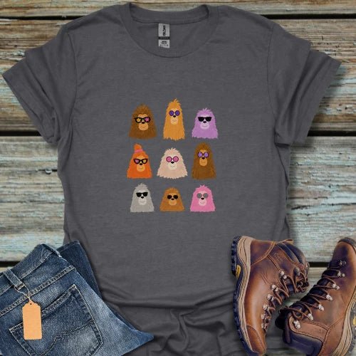 Funny Fuzzball Bigfoot T-Shirt - Beastly Banter