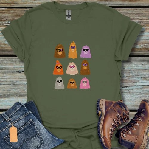 Funny Fuzzball Bigfoot T-Shirt - Beastly Banter