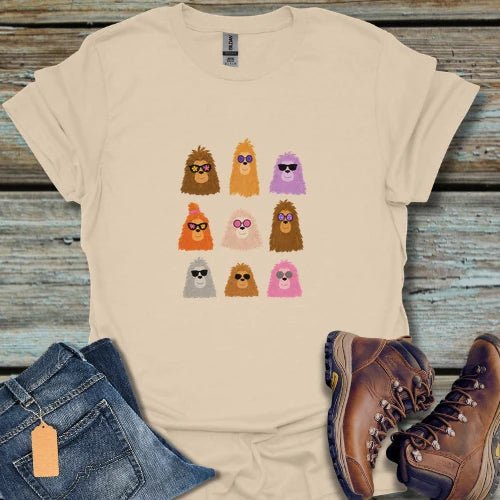 Funny Fuzzball Bigfoot T-Shirt - Beastly Banter
