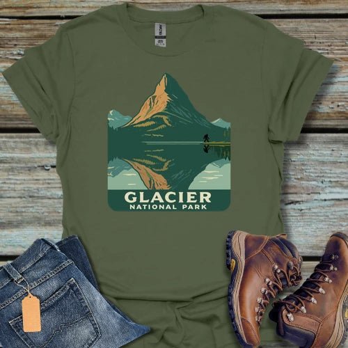 Glacier National Park Bigfoot T-Shirt - Beastly Banter
