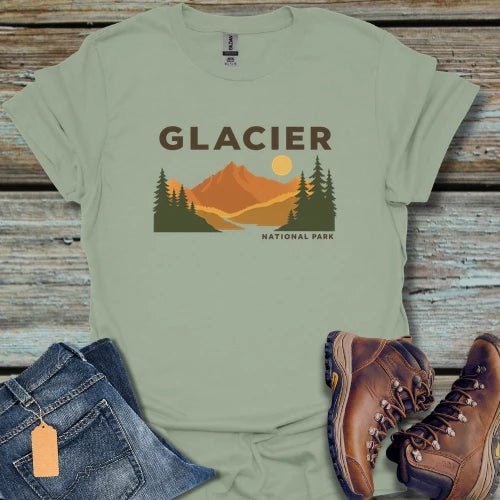 Glacier National Park T‑Shirt - Beastly Banter
