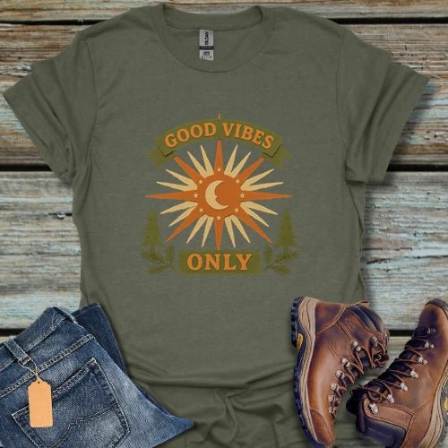Good Vibes Only Outdoors T-Shirt - Beastly Banter
