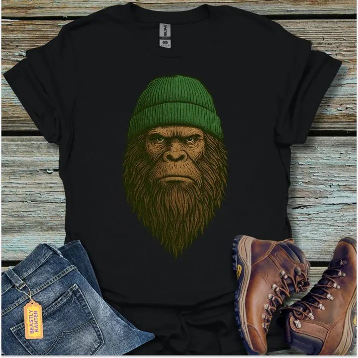 The Legend in Green Bigfoot T-Shirt - Beastly Banter
