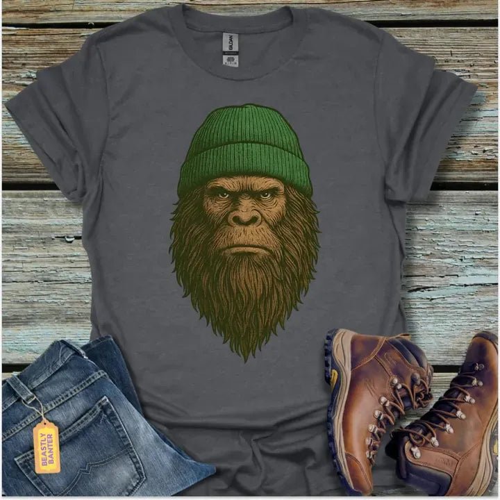 The Legend in Green Bigfoot T-Shirt - Beastly Banter