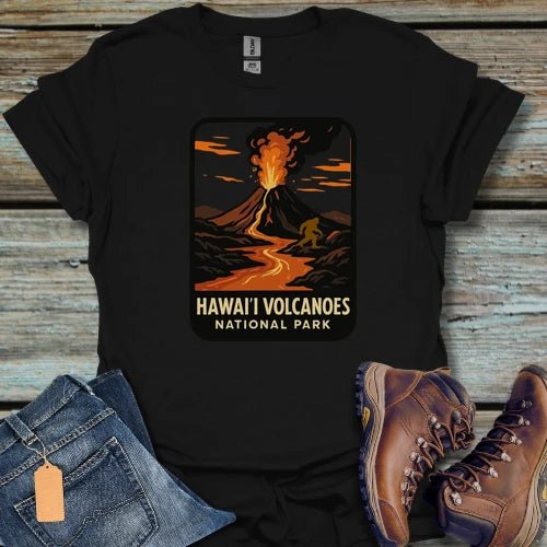 Hawaii Volcanoes Bigfoot T-Shirt - Beastly Banter