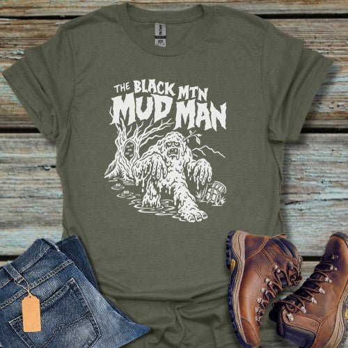 Black Mud Man T-Shirt - Beastly Banter