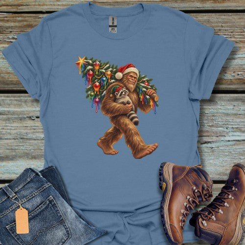 Bigfoot Christmas T-Shirt - Beastly Banter