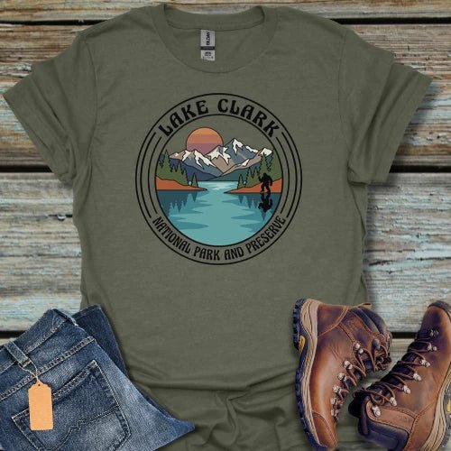Lake Clark Bigfoot T-Shirt - Beastly Banter