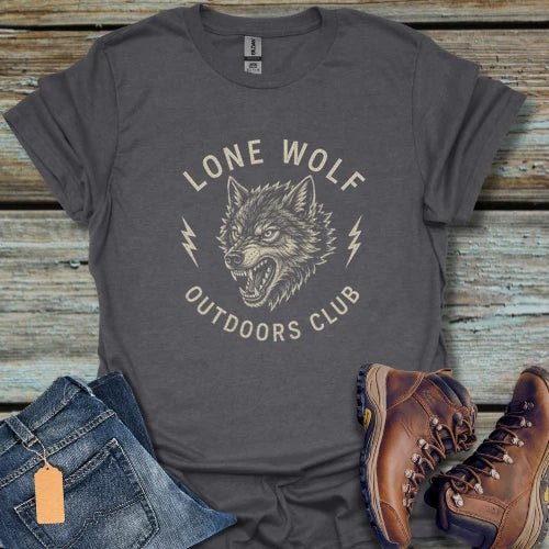 Lone Wolf Outdoors Club T-Shirt - Beastly Banter
