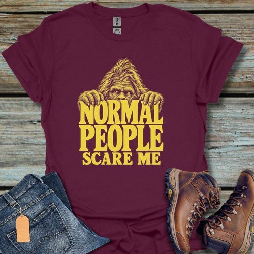Normal People Bigfoot T-Shirt - Beastly Banter