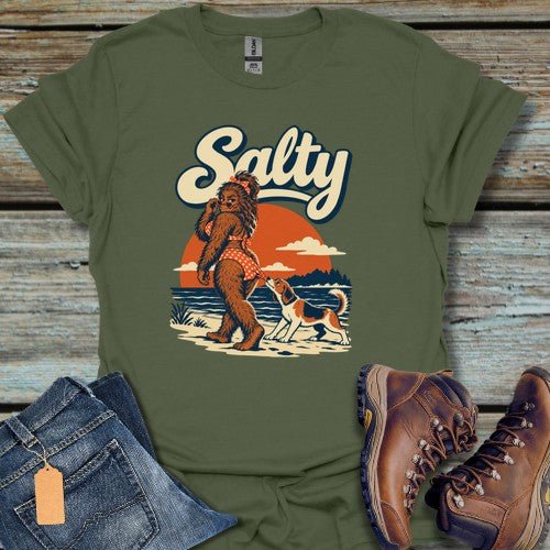 Salty Bigfoot T-Shirt - Beastly Banter