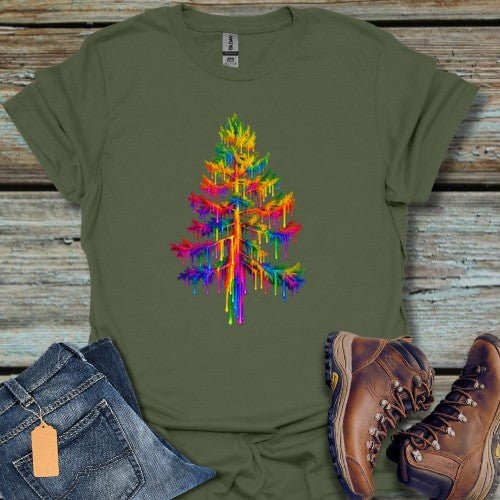 Psychedelic Pine T-Shirt - Beastly Banter
