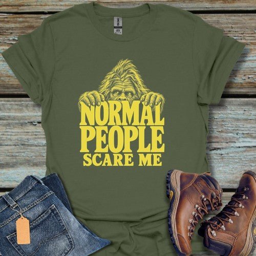 Normal People Bigfoot T-Shirt - Beastly Banter